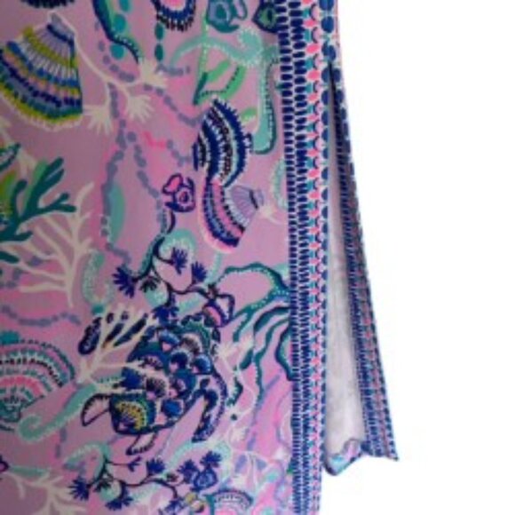 Lilly Pulitzer Adea Lilac Freesi Mermaid Maxi Skirt Medium - Picture 4 of 5